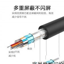 5米百迹DVI数据线24+1电脑显示器高清视频连接线公对公